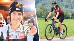 ÖSV-Ass Stephanie Venier holte sich am 6. Februar 2025 bei der Ski-WM in Saalbach-Hinterglemm ...