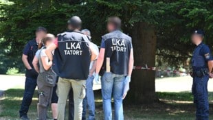 Das Landeskriminalamt ist vor Ort.