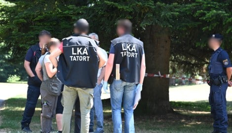Das Landeskriminalamt ist vor Ort.