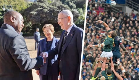 Österreichs Präsident Van der Bellen bei Südafrikas Präsident Cyril Ramaphosa