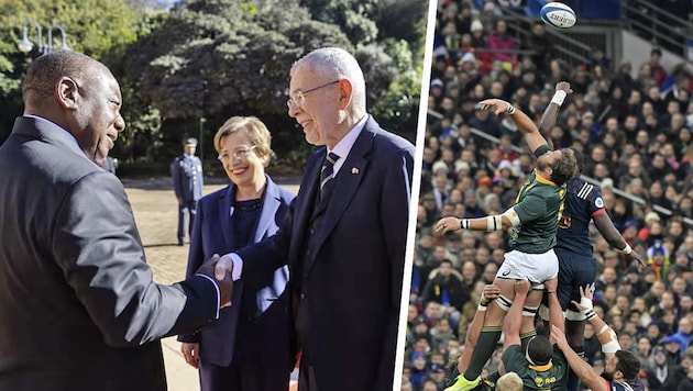 Österreichs Präsident Van der Bellen bei Südafrikas Präsident Cyril Ramaphosa