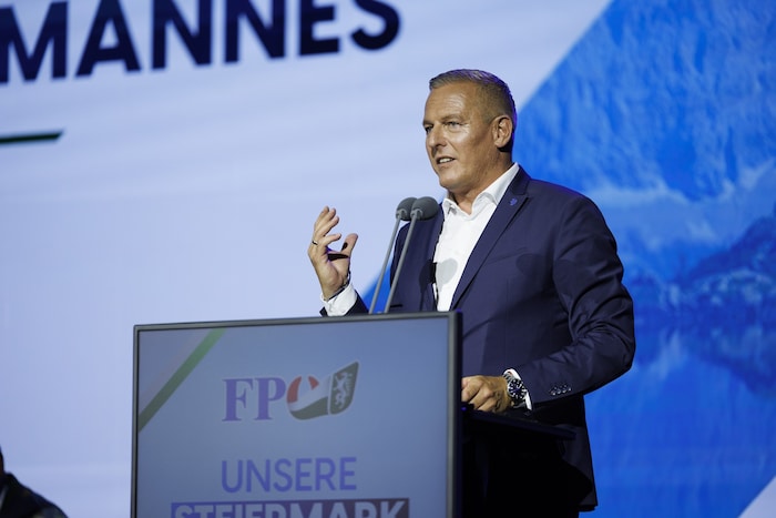 Mario Kunasek erhielt 98,14 Prozent der Delegiertenstimmen