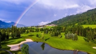 Im Golfclub Schladming Dachstein spielt Maximilian Steinlechner Sonntag bei den Interwetten Open ...