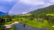 Im Golfclub Schladming Dachstein spielt Maximilian Steinlechner Sonntag bei den Interwetten Open ...
