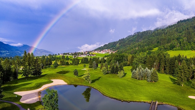 Im Golfclub Schladming Dachstein spielt Maximilian Steinlechner Sonntag bei den Interwetten Open ...