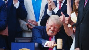 US-Präsident Trump richtete den Demokraten aus, sie zu hassen.