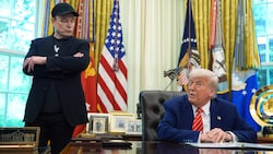Können sich nicht mehr riechen: Elon Musk und Donald Trump 