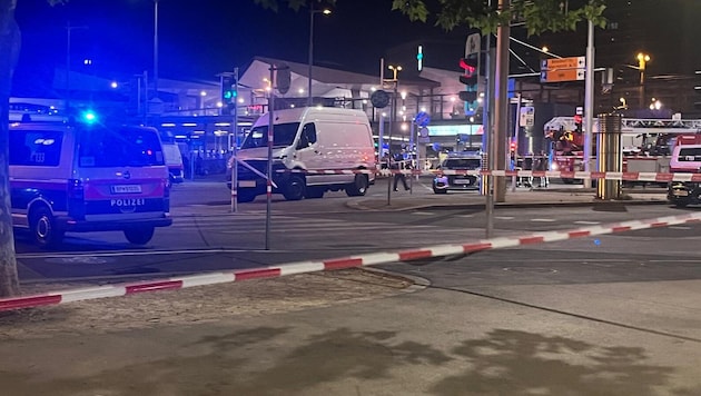 Schüsse am späten Samstagabend nahe dem Wiener Hauptbahnhof hatten einen Großeinsatz der Polizei ...