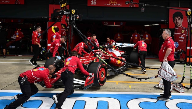 Für Charles Leclerc gab’s im Silverstone.Qualifying eine Enttäuschung.