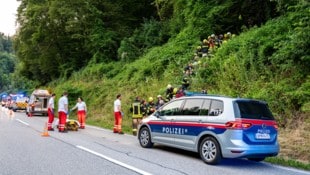 Polizei, Rettung und Feuerwehr waren im Einsatz.