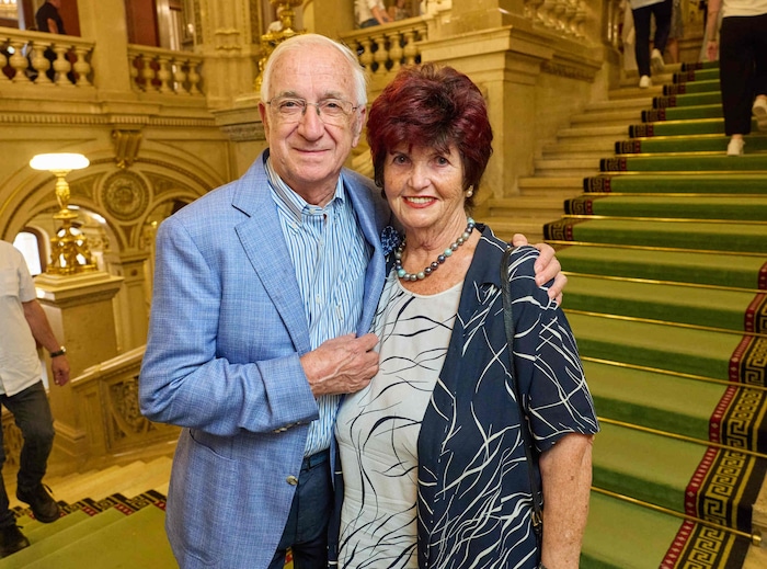 Koch-Grandseigneur Ewald Plachutta mit Ehefrau Eva.