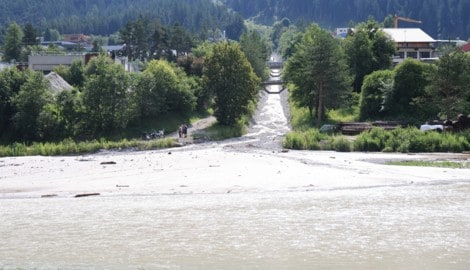 Große Schäden richteten die jüngsten Unwetter im Gschnitz- und Stubaital (Bild) an. 