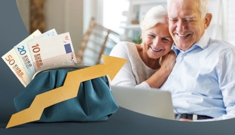 Nach einem Plus von 9,7 Prozent 2024 und 4,6 Prozent 2025 steigen die Pensionen auch 2026 stark ...