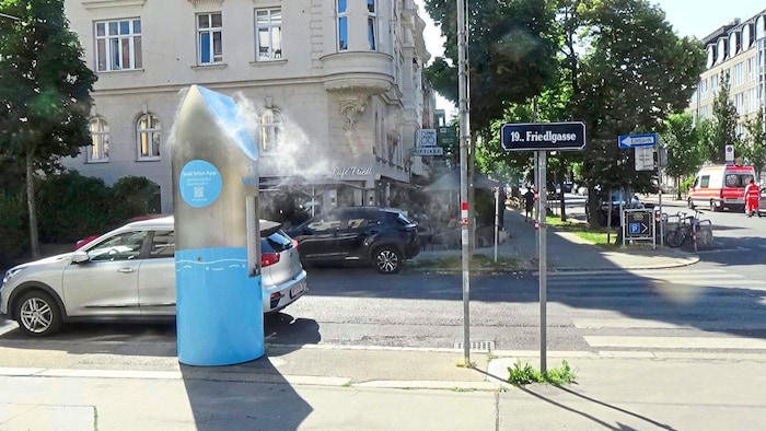 An vielen Orten in Wien lässt sich die Hitze kaum aushalten – die Sieveringer Straße zählt seit ...