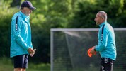 Grübelt noch bezüglich Einser-Goalie: Austria-Coach Christian Schaider (re.).
