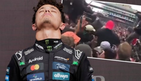 Schrecksekunde für Lando Norris nach dem Sieg in Silverstone