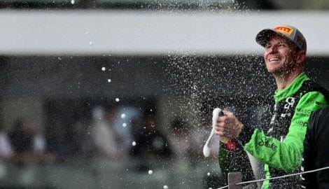 Nico Hülkenberg feierte am Sonntag sein erstes Formel-1-Podest.