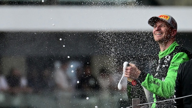 Nico Hülkenberg feierte am Sonntag sein erstes Formel-1-Podest.