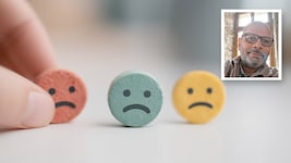 Viele Männer fühlen sich in der Lebensmitte erschöpft und hinterfragte vieles – auch Mike Sammet ...