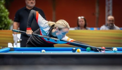 Jasmin Ouschan holte ihr 3. WM-Gold.