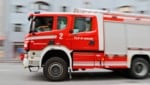 Die Berufsfeuerwehr konnte das Feuer rasch löschen.