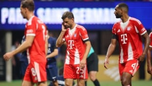 Thomas Müller verabschiedete sich von seinen Bayern-Kollegen. 