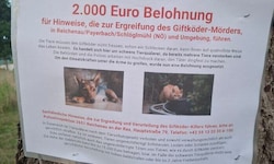 Die Polizei nimmt die Suche nach dem Giftköder-Killer sehr ernst. Man setzt weiter auf HInweise ...