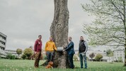 Baumbestand erfolgreich erfassst: Reduce-Geschäftsführer Leitner und Arbsolutions-Projektleiter ...