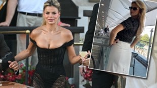 Brooks Nader zeigte nach dem Glamour-Auftritt bei der Bezos-Hochzeit am Wochenende ein ...