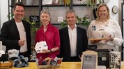 Caritas Direktor Sandriesser, Landesvize Schaunig, Santer und Staubmann.