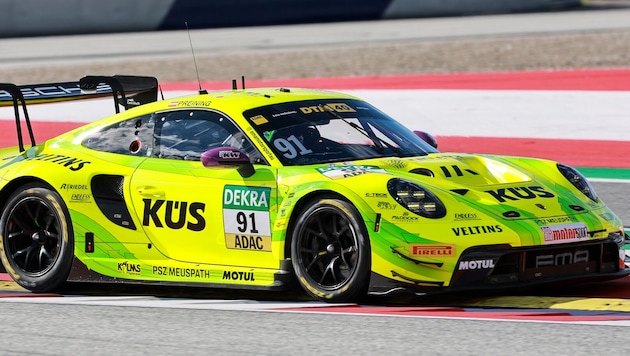 Thomas Preining mit seinem Grello-Porsche 911.