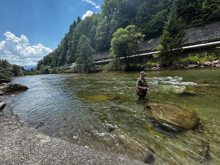 Die Lieser führt noch genug Wasser.