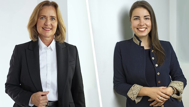 Angelika Sery- Froschauer (li.) ist neue Vizepräsidentin der WKO. Ihren Platz im Präsidium der ...