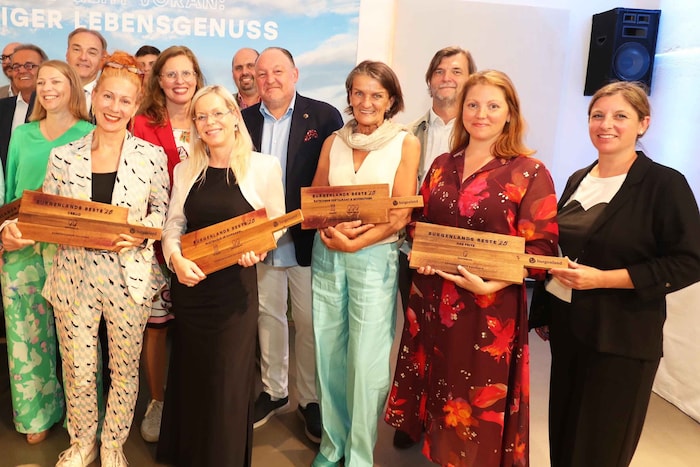 Gastronomen, die höchstes Lob verdienen, durften sich über die Auszeichnung „Burgenlands Beste ...