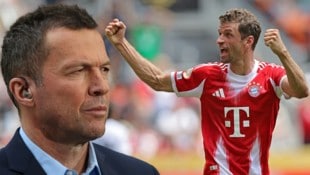 Lothar Matthäus (l.) würde einen Verbleib Thomas Müllers begrüßen.