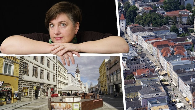 Mieze Medusa wirft als Stadtschreiberin einen Blick auf Wels.