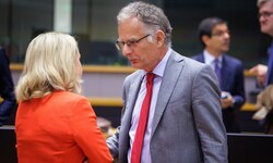 Finanzminister Marterbauer mit Nadia Calvino, Präsidentin der Europäischen Investmentbank