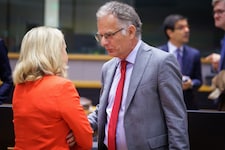 Finanzminister Marterbauer mit Nadia Calvino, Präsidentin der Europäischen Investmentbank