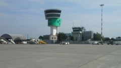 Der Flughafen bei Bergamo