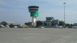 Der Flughafen bei Bergamo