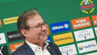 Rapid-Präsident Wrabetz gab Einblick in die Transferaktivitäten bei Grün-Weiß.