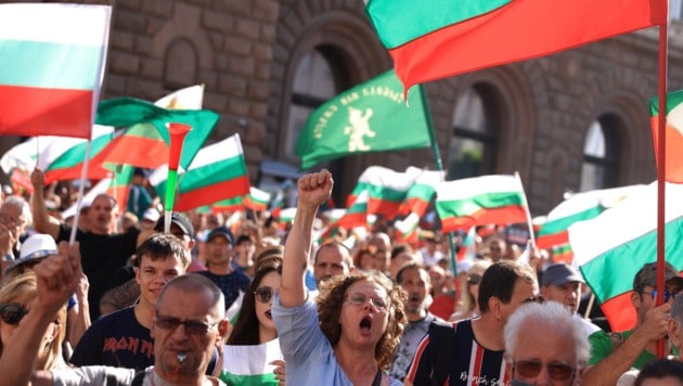 In Bulgarien wurde die Debatte um die Einführung des Euro von heftigen Protesten begleitet.