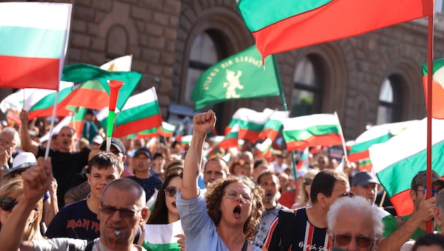 In Bulgarien wurde die Debatte um die Einführung des Euro von heftigen Protesten begleitet.