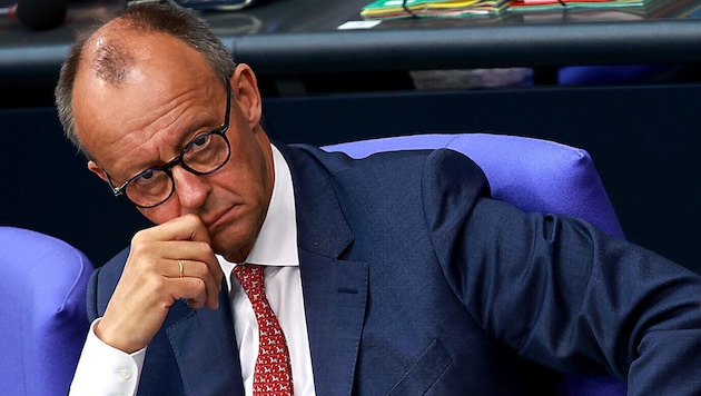 Offenbar wächst die Unzufriedenheit über Bundeskanzler Friedrich Merz.