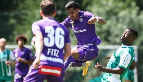 Dominik Fitz und Manprit Sarkaria sind vorerst wieder vereint.