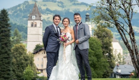 Für Melissa und Joel (li.) aus den USA wurde in Tirol ihr Traum wahr. Ein berühmter Ort rückte ...
