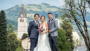 Für Melissa und Joel (li.) aus den USA wurde in Tirol ihr Traum wahr. Ein berühmter Ort rückte ...