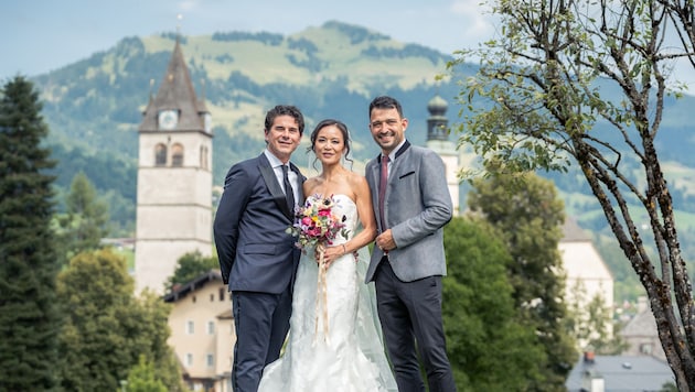 Für Melissa und Joel (li.) aus den USA wurde in Tirol ihr Traum wahr. Ein berühmter Ort rückte ...