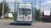 Russische Rettungsautos haben nun eine „Zusatzausstattung“ bekommen.