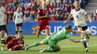 Torfrau Ann-Katrin Berger ärgerte ihren Coach.
